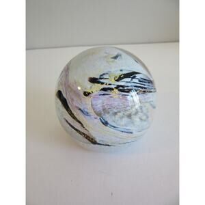 NOUROT 1990 Art Glass Signed Paperweight